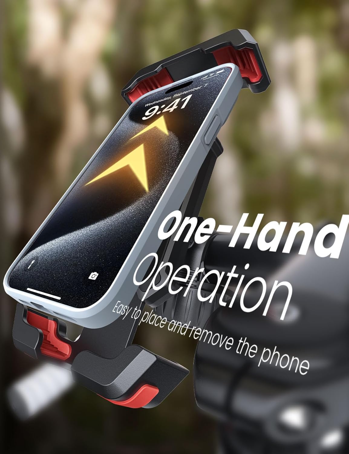 Phone Holder For Electric Bike and Electric Scooter【3S Quick Install】