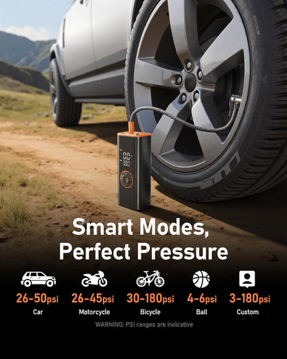 5 in 1 Smart Wireless Pump for Electric Bike & Scooter