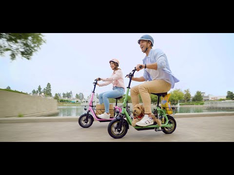 Gyroor C1 Pro 800W Scooter – Dual Baskets for Cargo & Pets