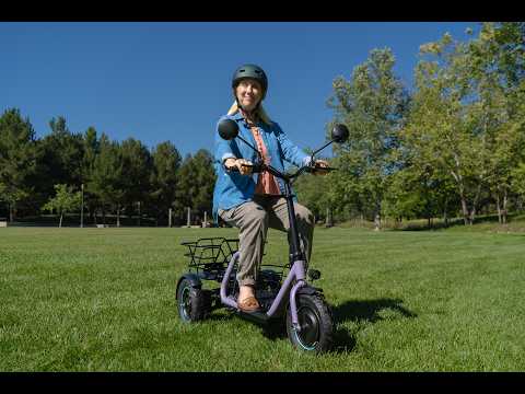 [Pre Order] Gyroor C5 Electric Trike with Removable Dual Baskets,1000W(Peak) & 30Miles