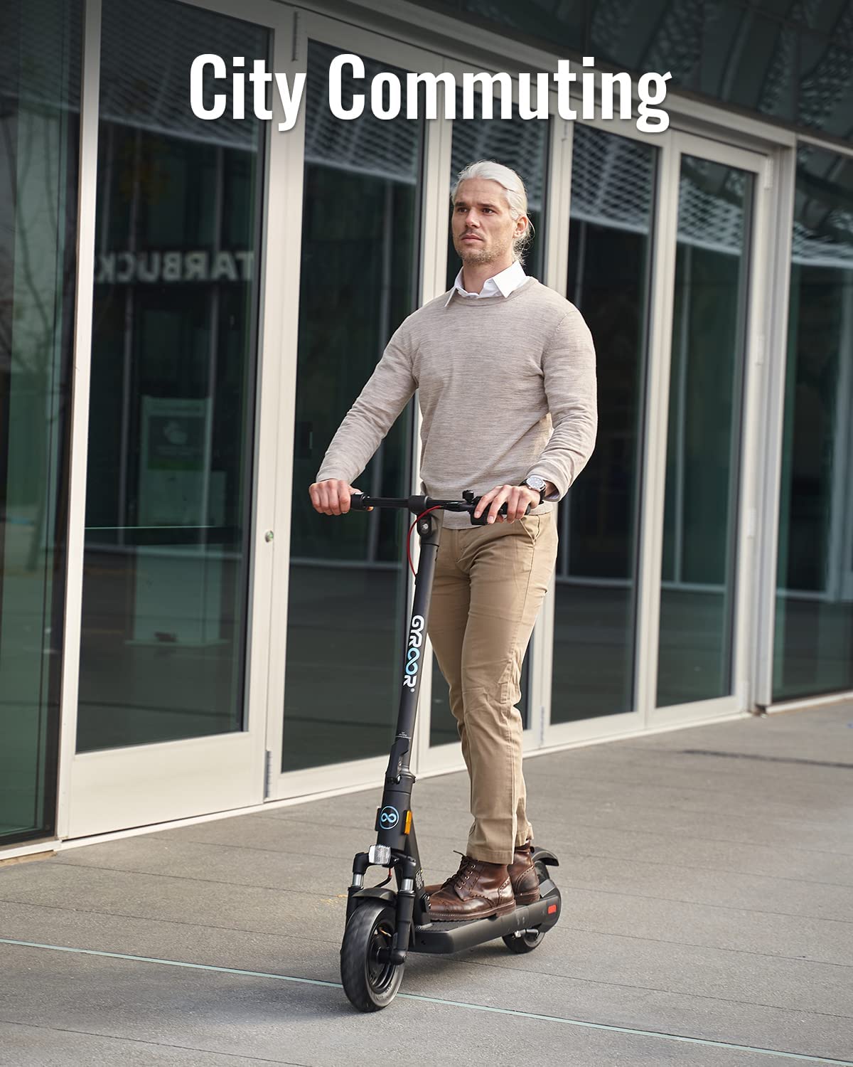 Electric scooter for adults - Commuting e-scooter - folding electric scooter - Gyroor X8