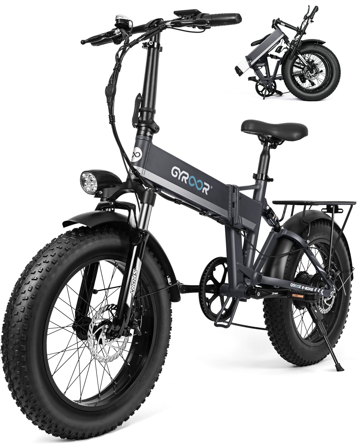 Gyroor C5 Max electric bike - fat tire electric bike