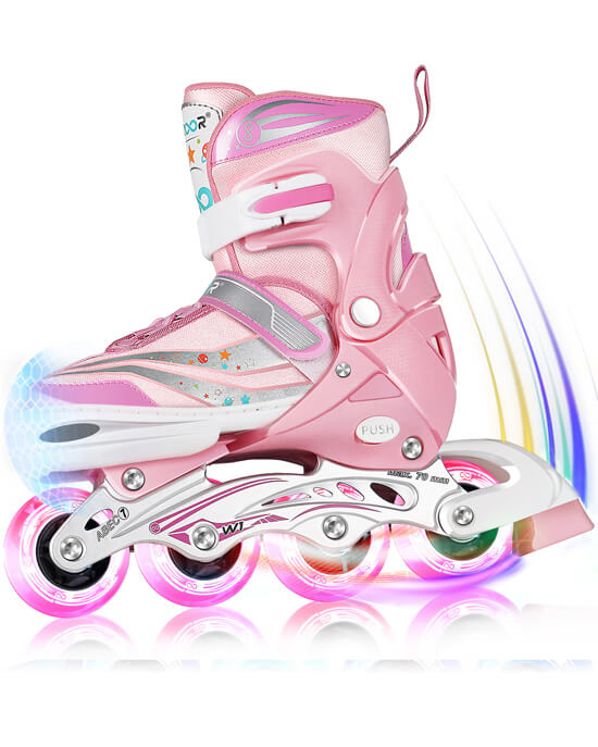 Gyroor W1 inline skates pink