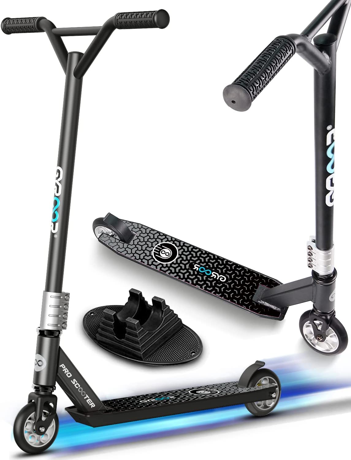 Pro scooter - stunt scooter - trick scooter - Gyroor Z1 scooter - silver