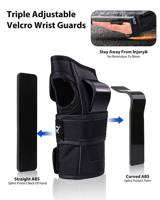 Kids Safety Protective Gear Kits for Knee, Elbow and Wrist - GYROOR
